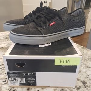 Vans Chukka Low Micro Check Black Size 12